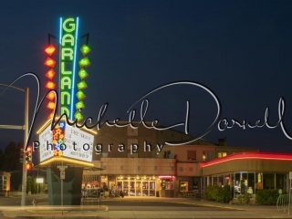 The Garland theater at night, Spokane, WA 72 dpi, 300 dpi, 600 dpi