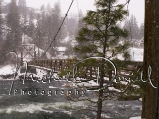 Riverside State Park in the snow