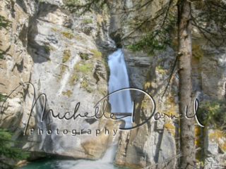 Johnson Canyon Waterfalls, Banff National Park, Alberta, Canada