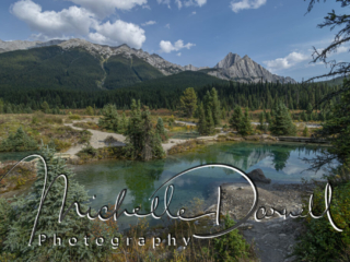 Johnson Canyon Ink Pots, Bow Valley Parkway, Banff, Canada